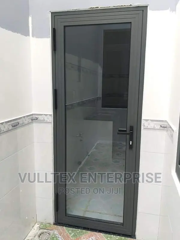 Gray Aluminum Interior Door