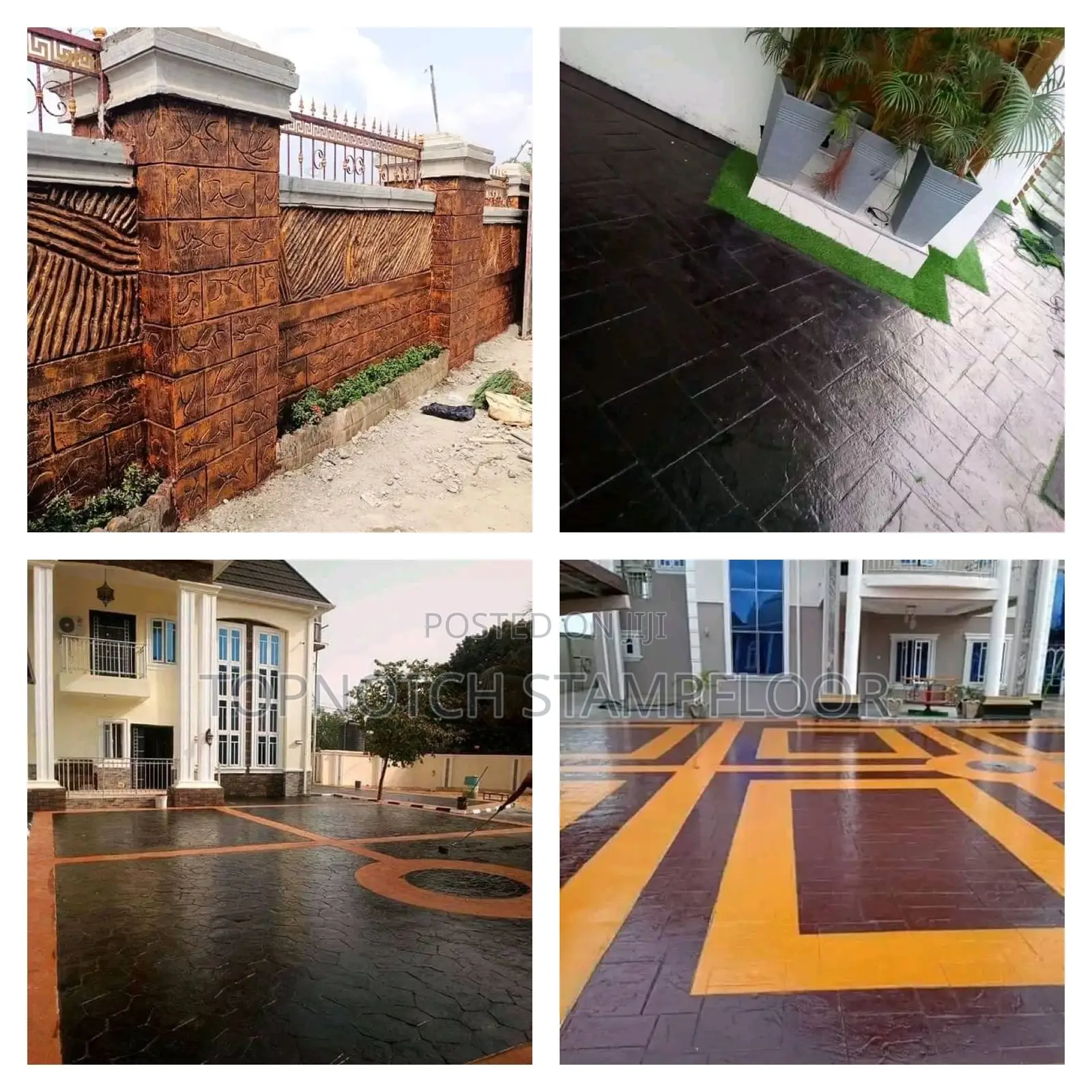 Solid Concrete Stamped Floors
