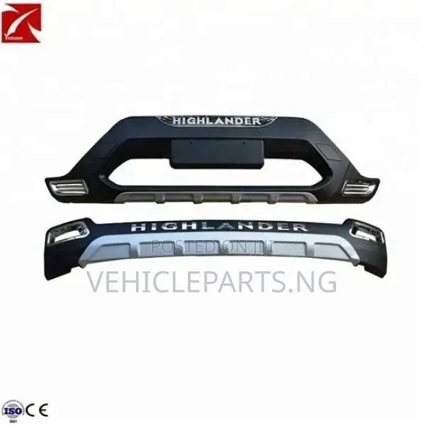 Abs Fancy Bumper Guard Toyota Highlander 2011-2013
