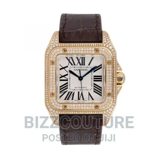 Original CARTIER Leather Strap Watch Available in Store