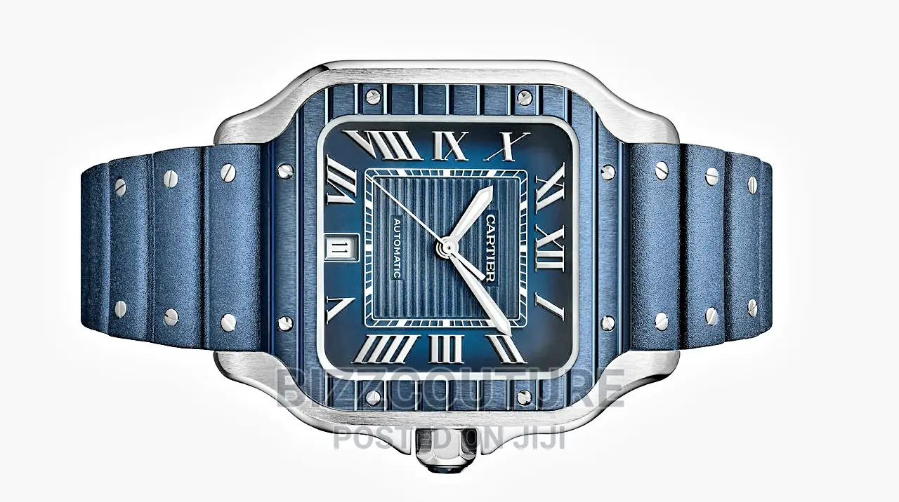 Original CARTIER Blue Steel Chain Watch Available in Store