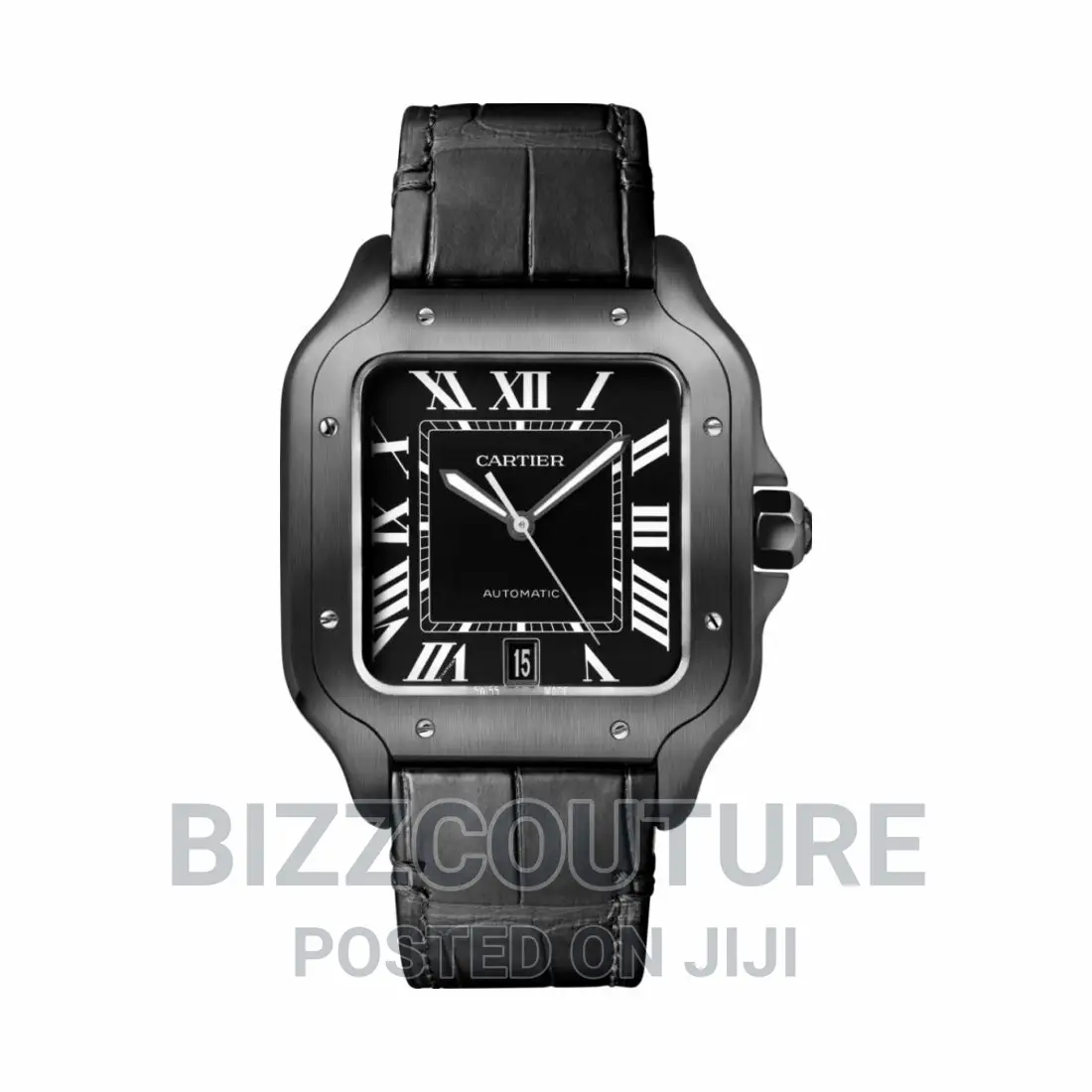 Original CARTIER Leather Strap Watch Available in Store
