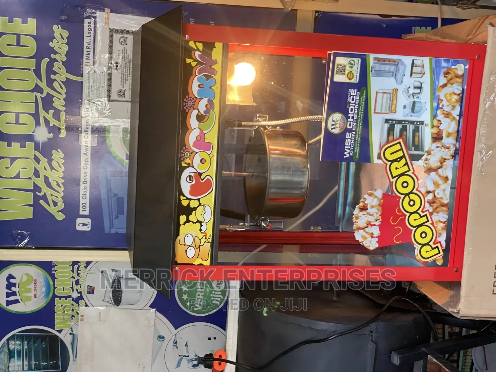 Popcorn Marker and Display Machine