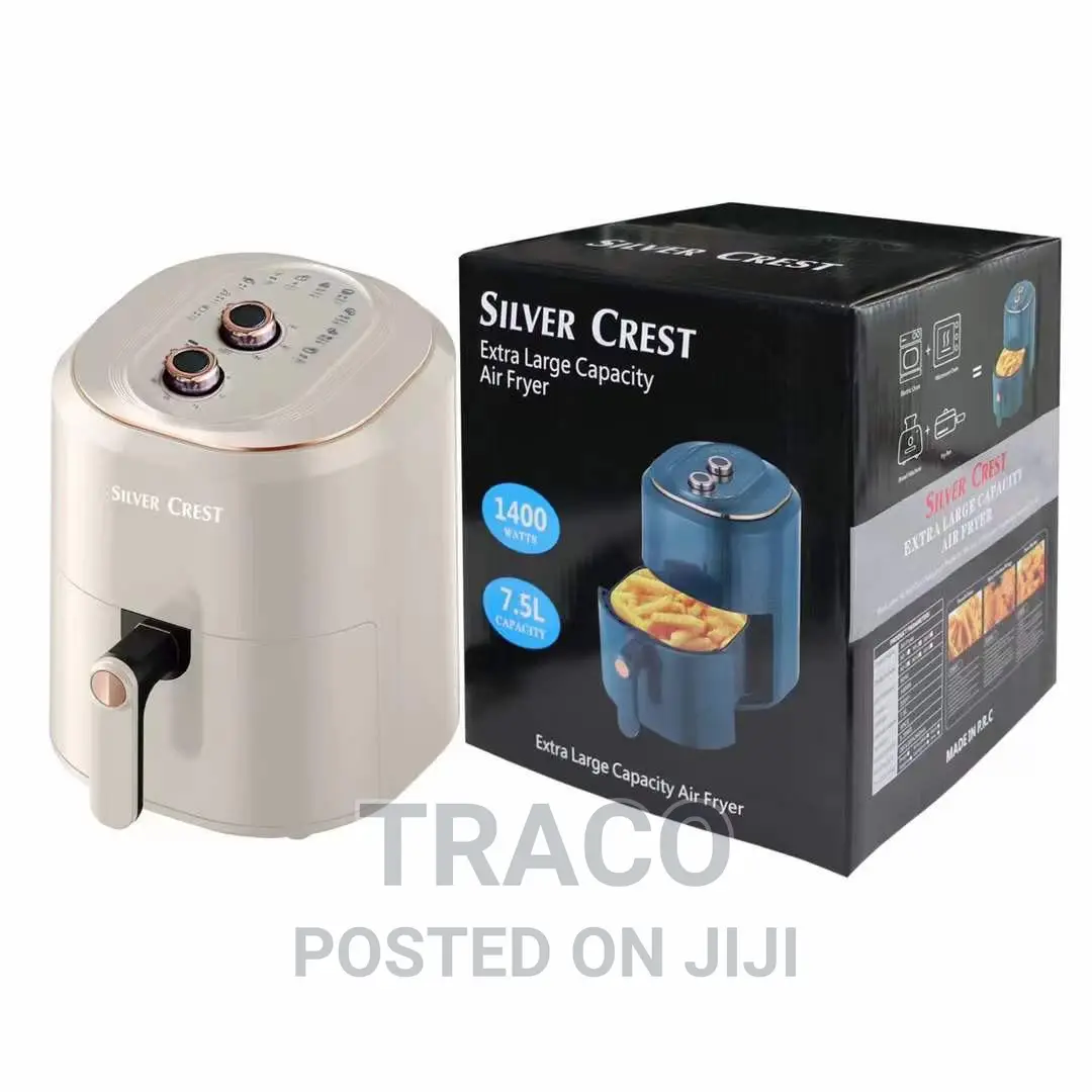 7.5L Silver Crest Air Fryer Extra Large Capacity