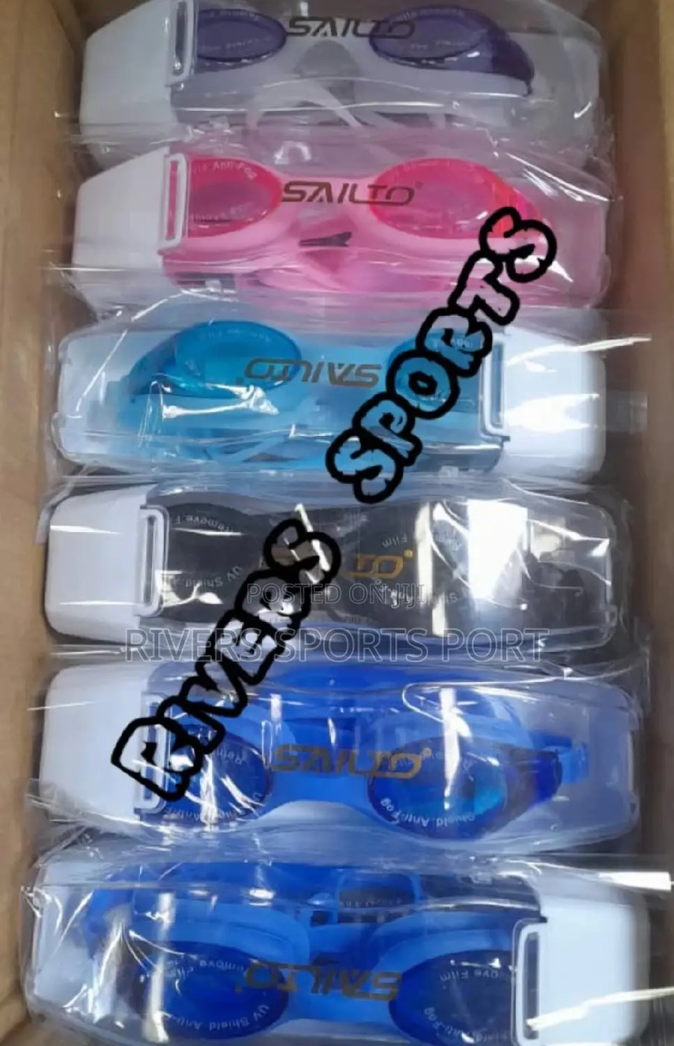 Cratos Sailto Swimming Goggle With Attached Earplug. Antifog