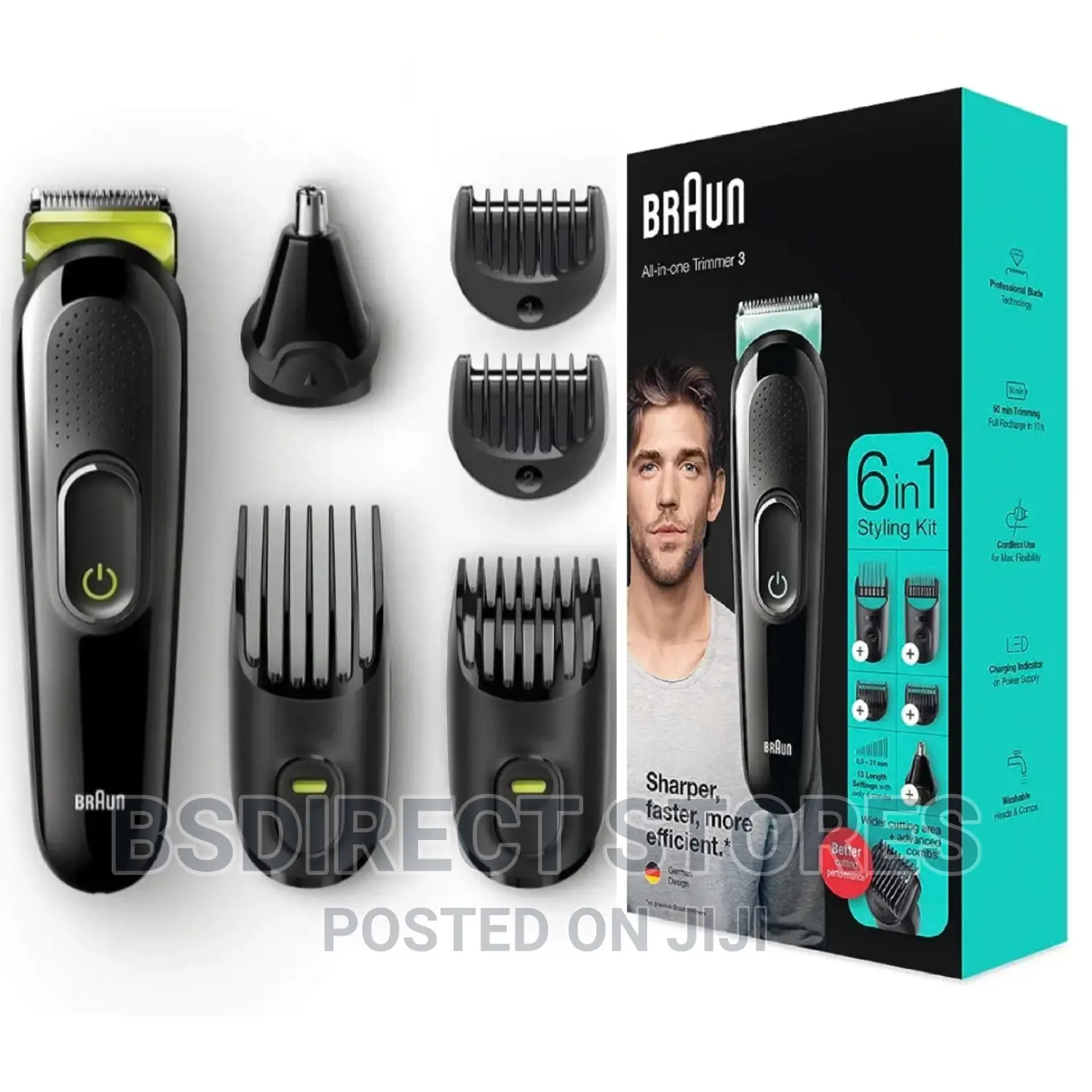 Braun Beard Trimmer and Hair Clipper for Men 6-in-1 Trimmer