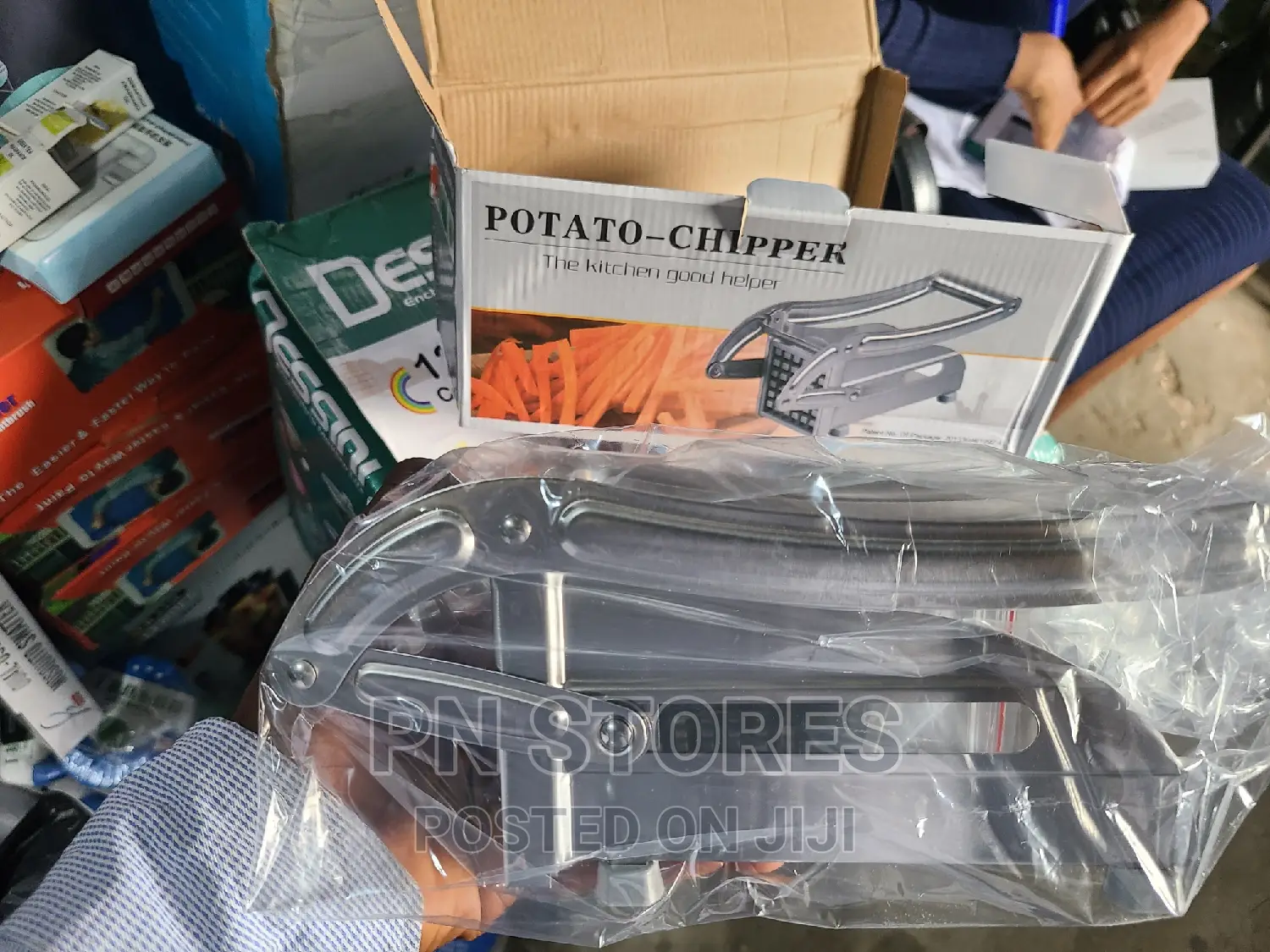 Stainless Steel French Fries Slicer Potato Chipper Maker