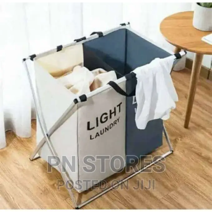 2/3 Gride Laundry Basket Foldable Dirty Clothes Storage