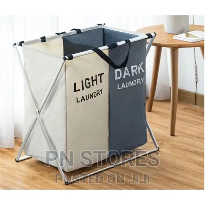 2/3 Gride Laundry Basket Foldable Dirty Clothes Storage