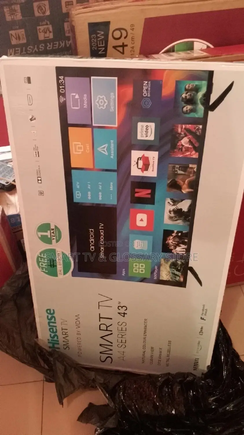 43 " Hisense Smart TV With Free Wall Bracket