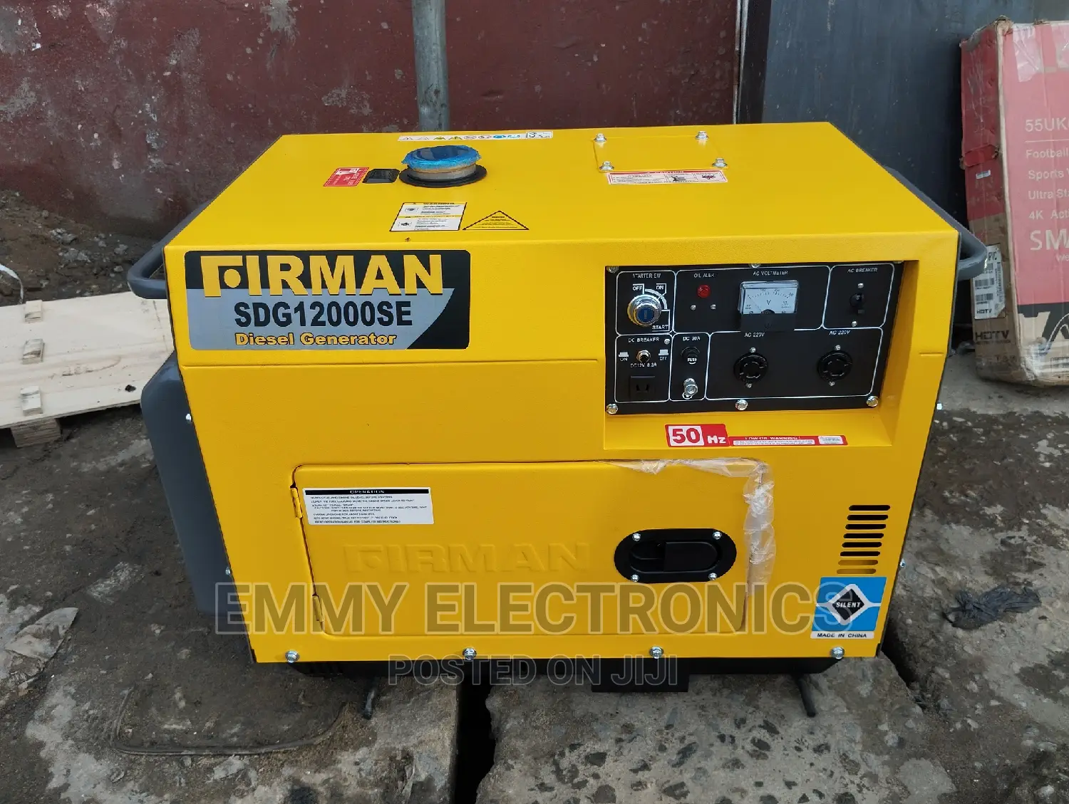 Firman Diesel Soundproof Generator Model Sdg12000se 100%