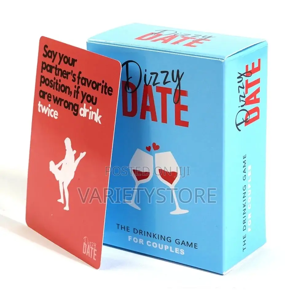 Dizzy Date Card Game for Couples Date Nights Game 100 Cards