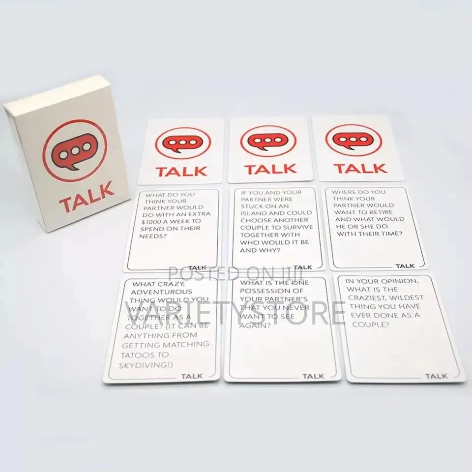 Talk Flirt Dare 3 in 1 Couple Card Game