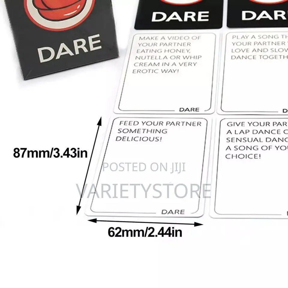 Talk Flirt Dare 3 in 1 Couple Card Game