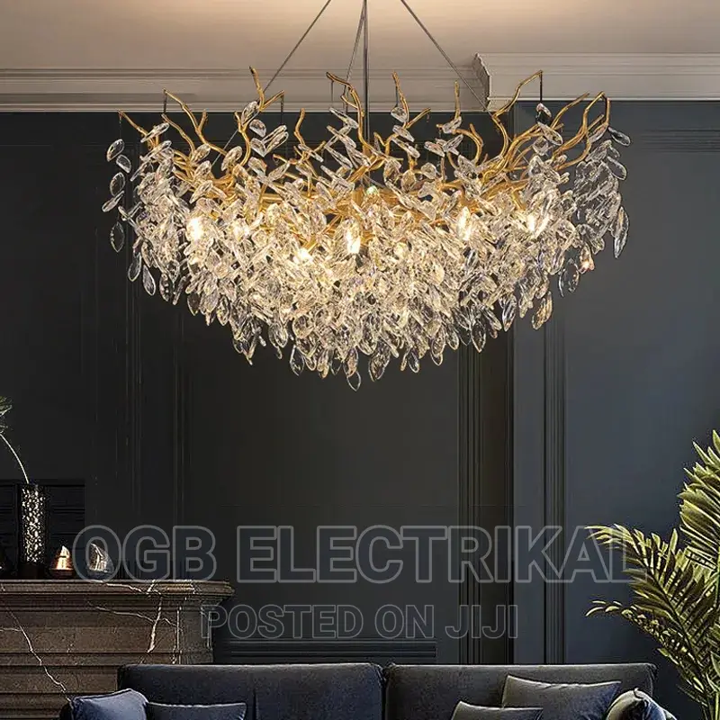 Living Room Crystal Led Pendant