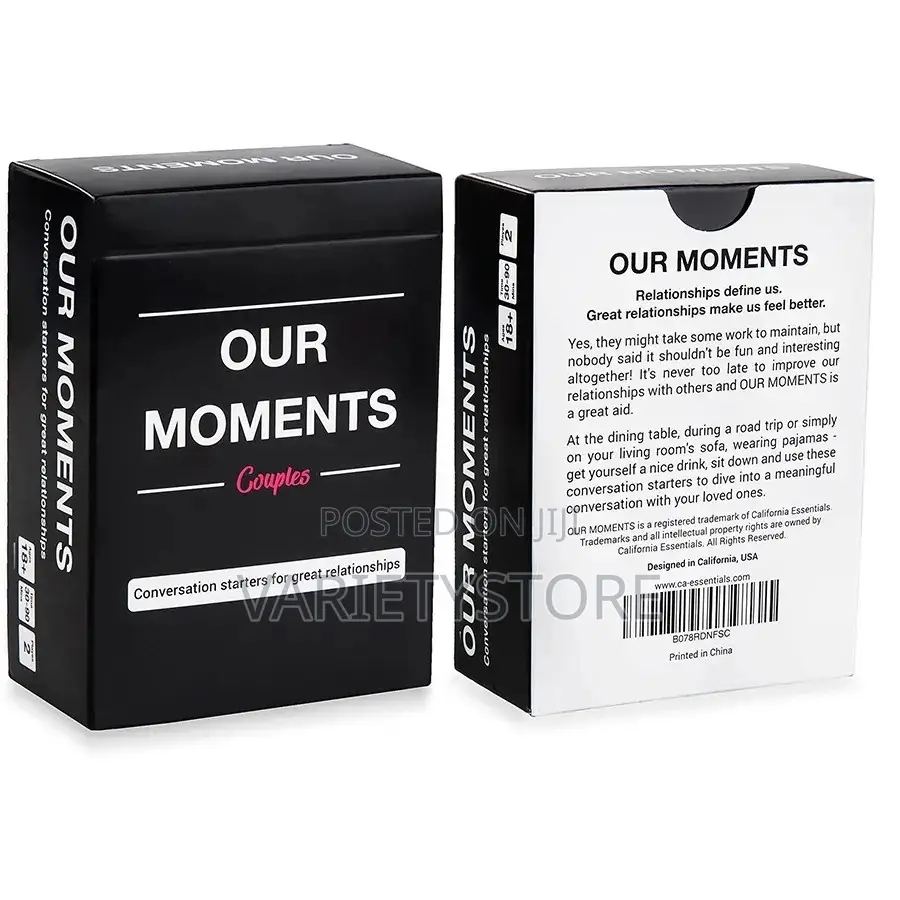 Our Moments Family Game Cards