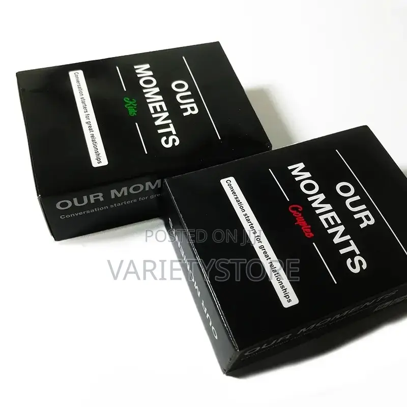 Our Moments Family Game Cards