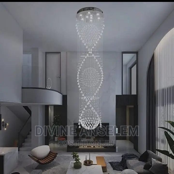 Crystal Round Chandler Light