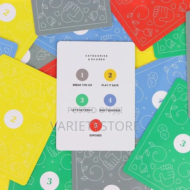 Date Deck Conversation Game Cards