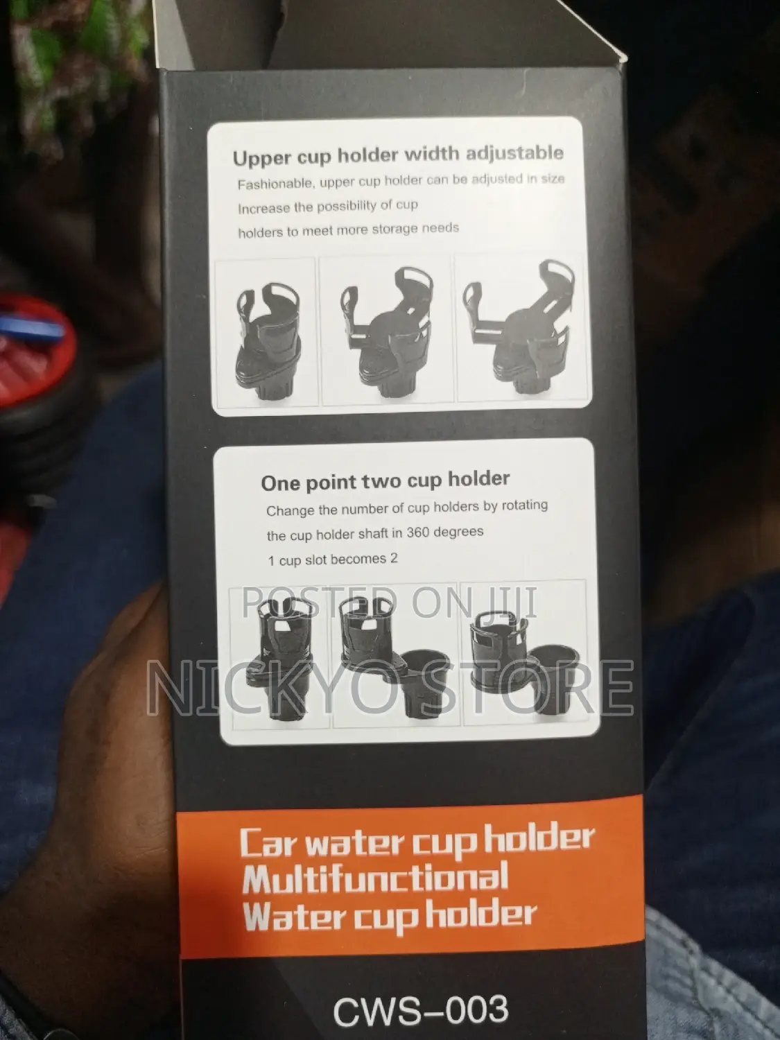 2 in 1 Car Cup Holder Expander / Extender Adapter