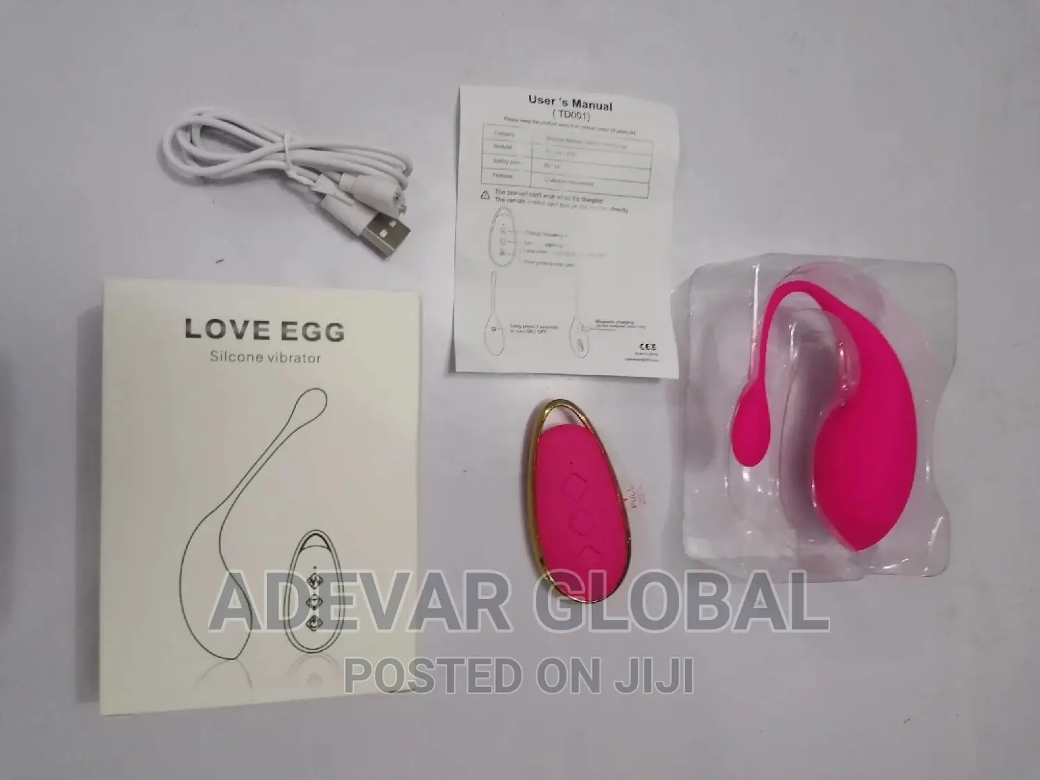 USB Wireless Vibrator for Women With Remote Control