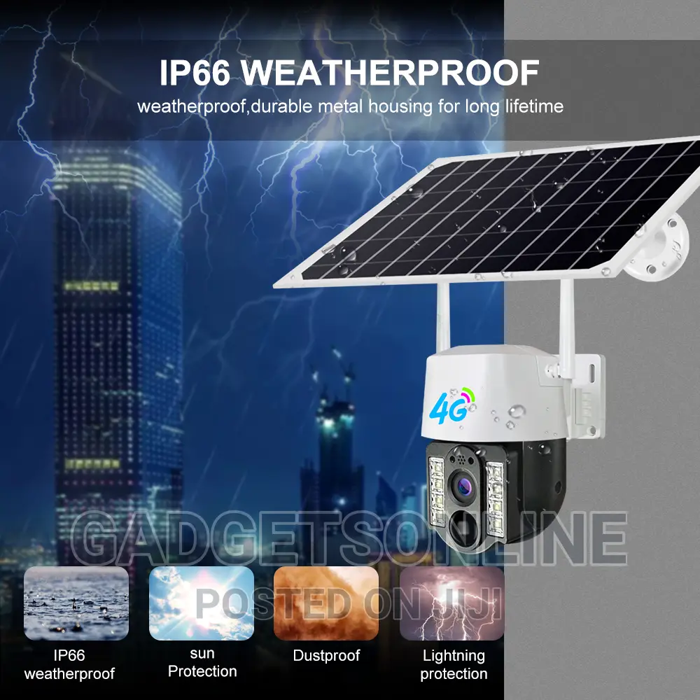 4G Solar Power PTZ Camera