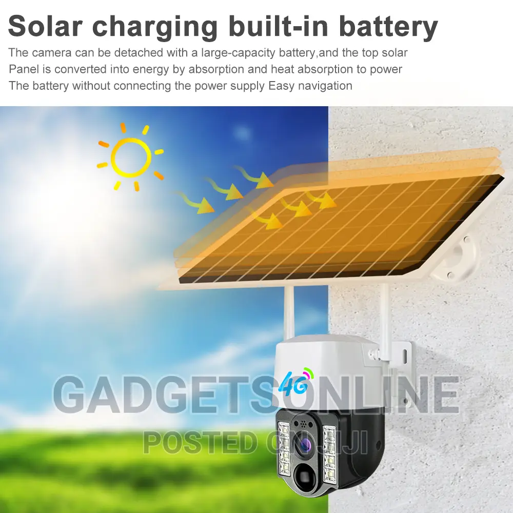 4G Solar Power PTZ Camera