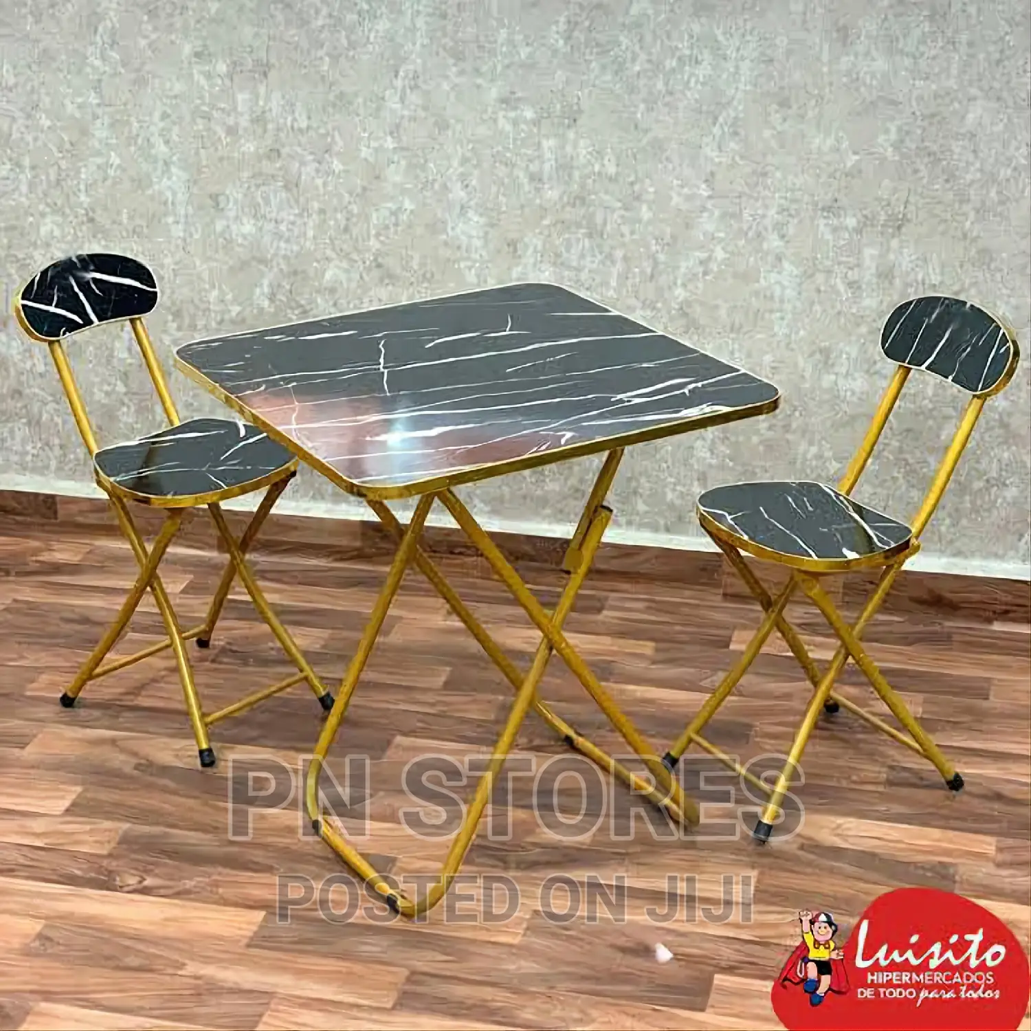 Foldable Table With 2 Chairs