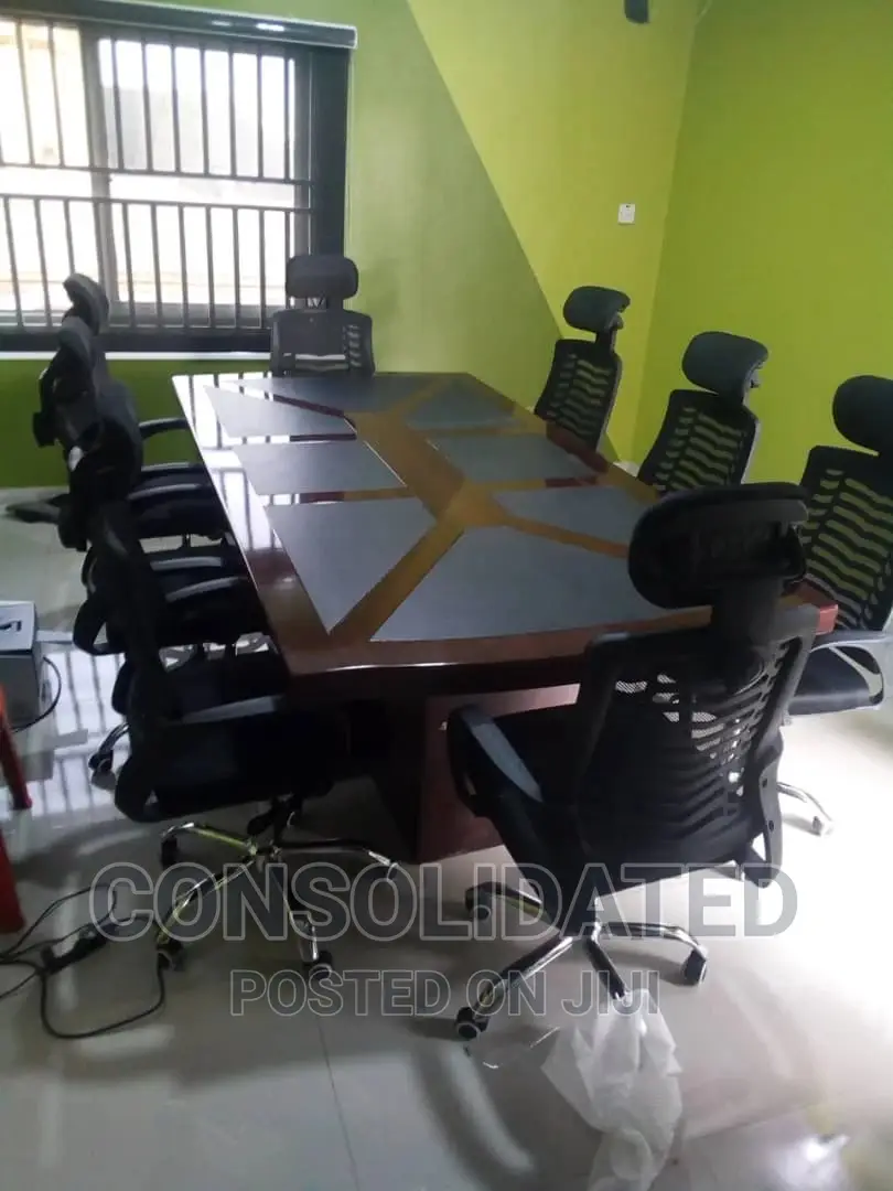 Executive Conference Table With 8 Chairs