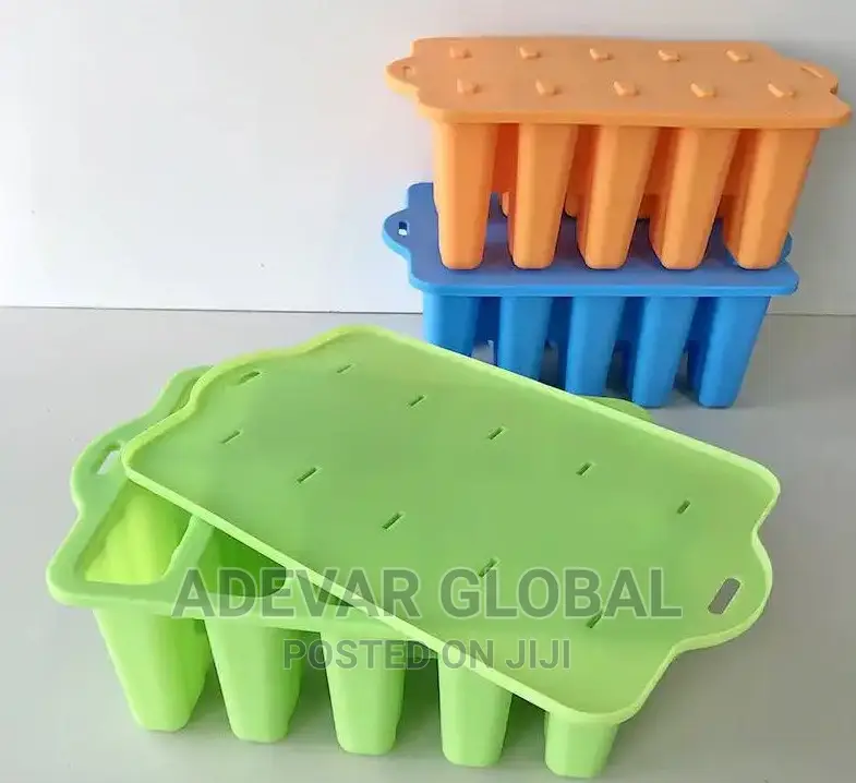 12 Slots Silicone Ice Cream Mold Home Made Food Grade