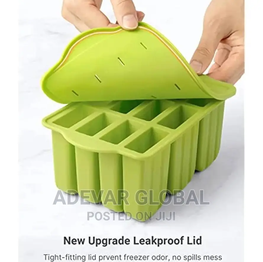 12 Slots Silicone Ice Cream Mold Home Made Food Grade