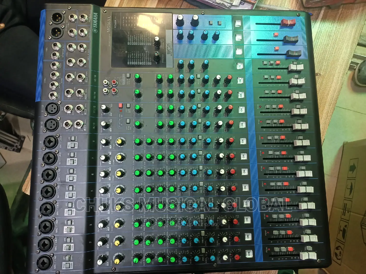 Yamaha Mixer Mg16 Xu