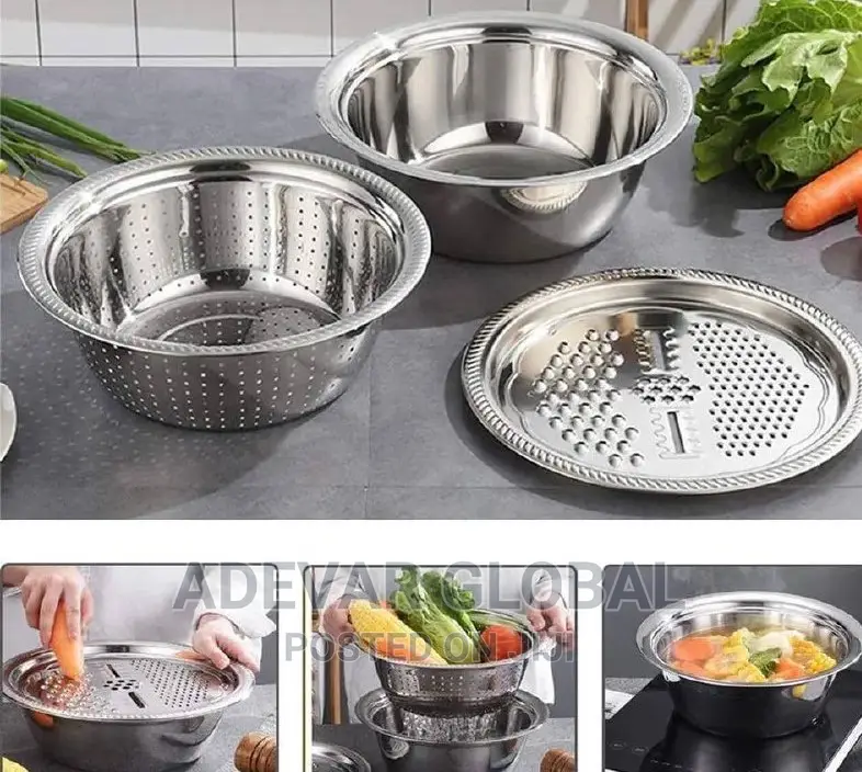 3pcs Multifunctional Stainless Steel Kitchen Graters