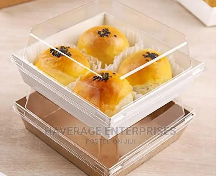 Mini Grease Proof Paper Pack With Secure Clear Lids ~200pcs