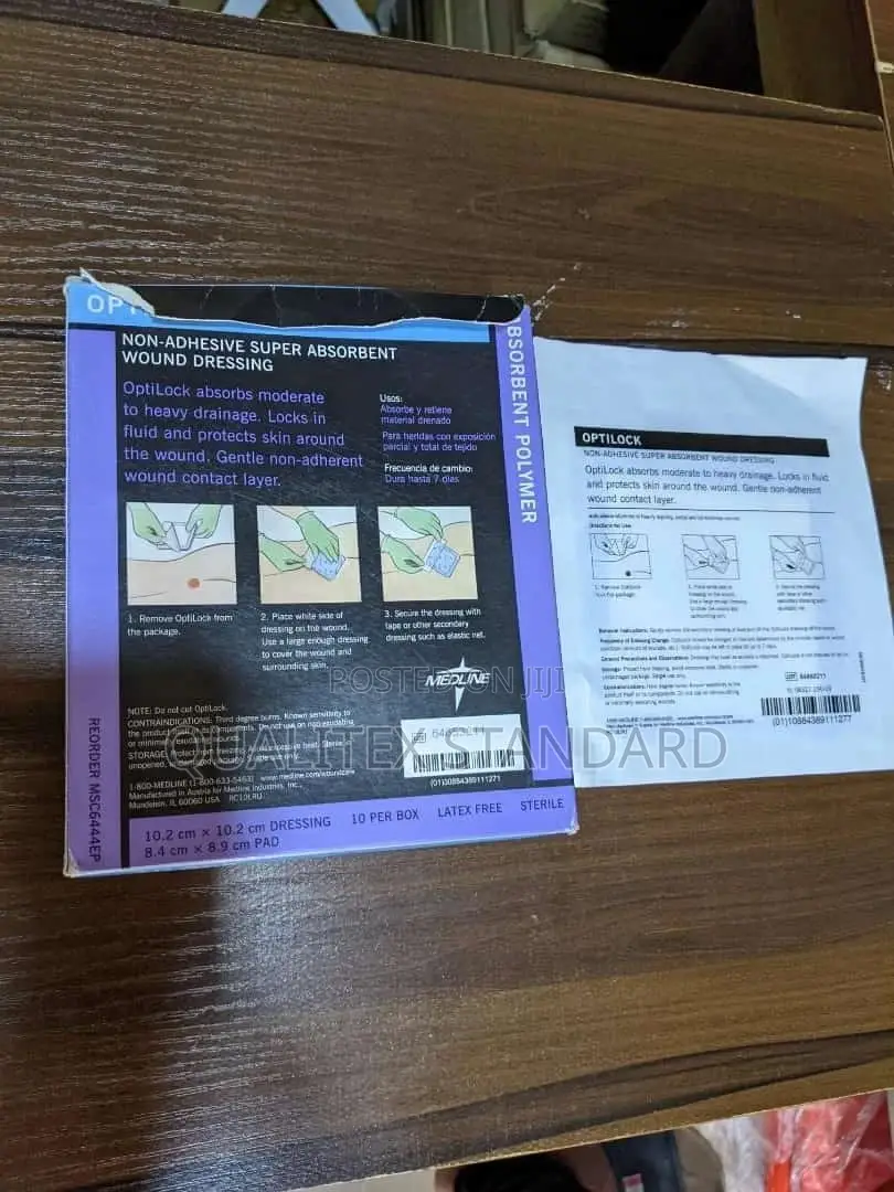 Non Adhesive Super Absorbent Wound Dressing