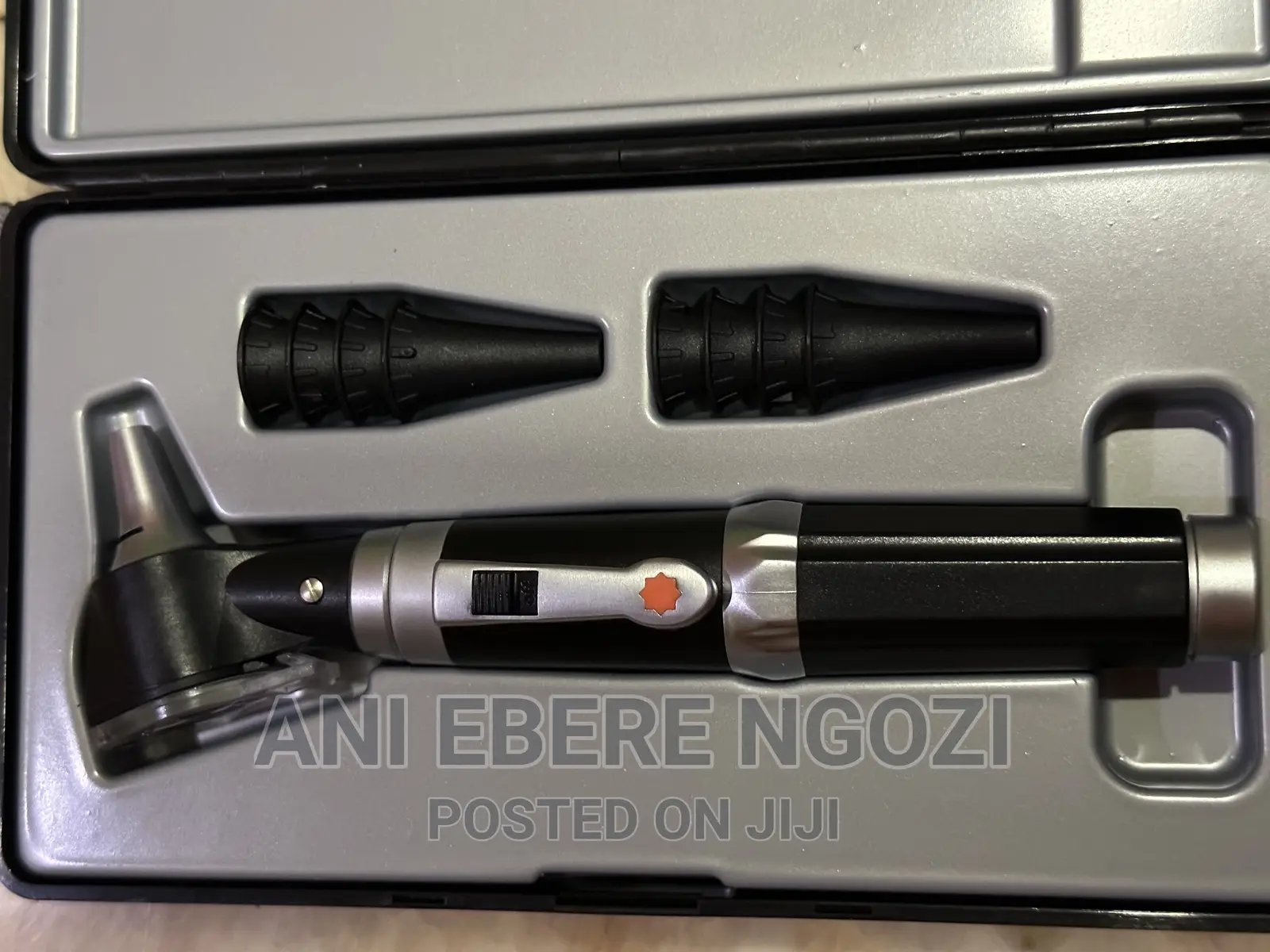 LED Pocket Fiber Optic Otoscope Set ENT Diagnostic Set.