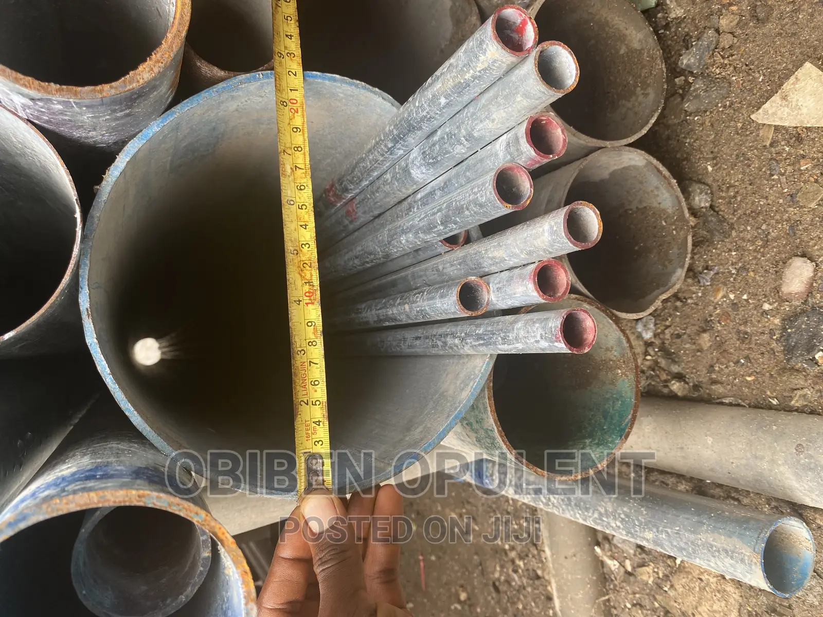 8” 5mm Hot Deep Original Galvanized Steel Pipe