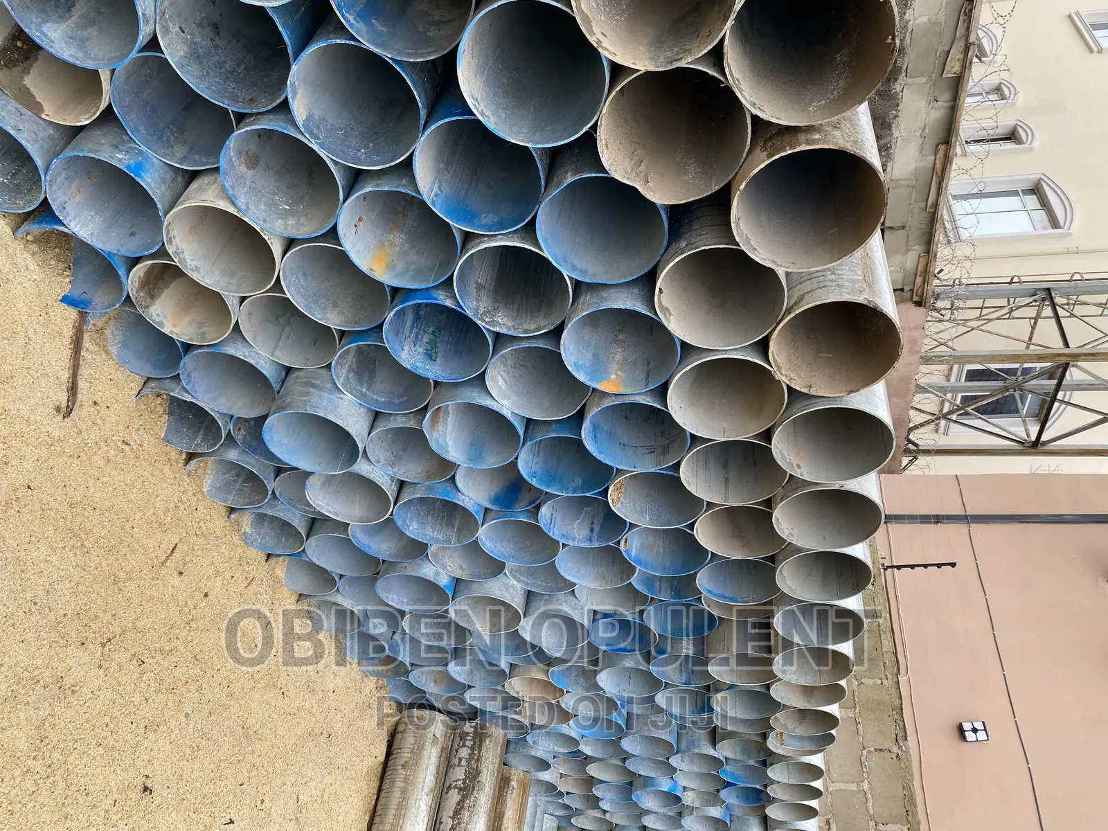 8” 5mm Hot Deep Original Galvanized Steel Pipe