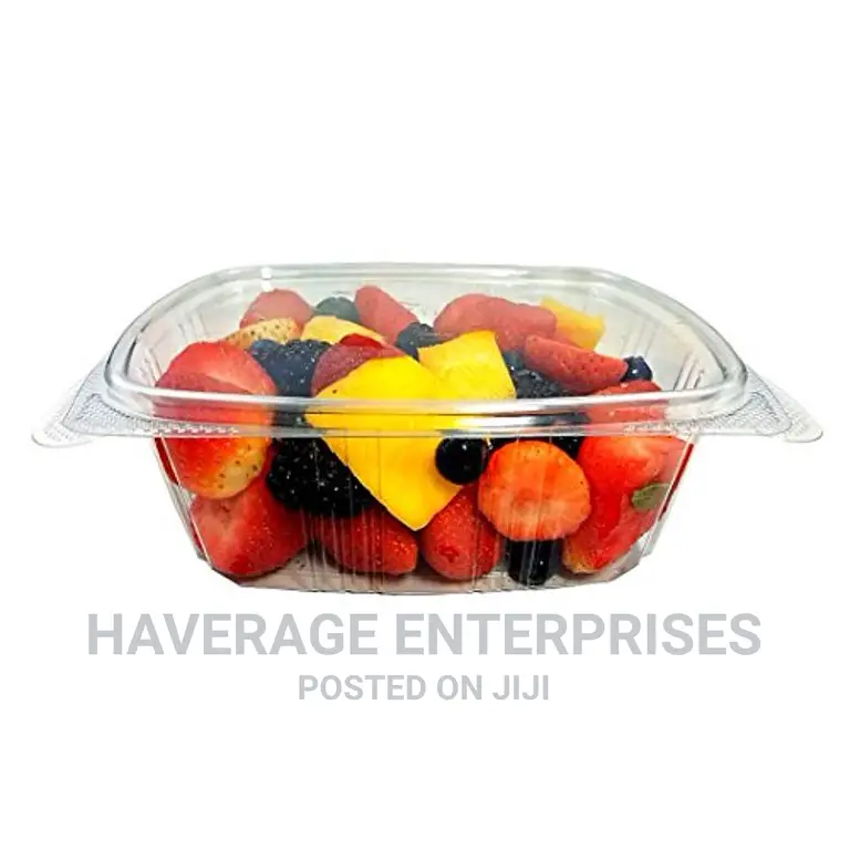 32oz Plastic Lid Meal Prep Fruit/Salad/Food Storage 200pcs