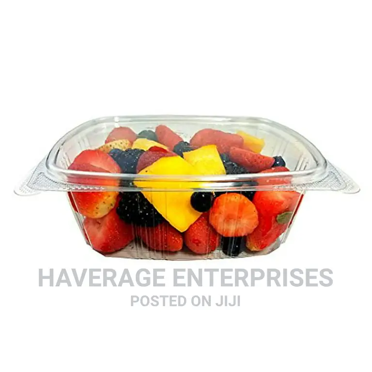 32oz Plastic Lid Meal Prep Fruit/Salad/Food Storage 200pcs