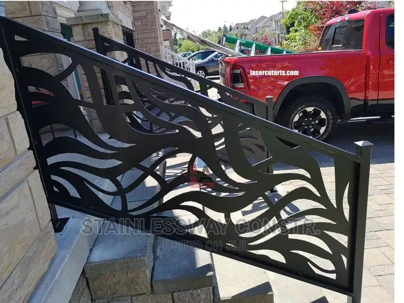 Lasercut Railing Entrance Rail