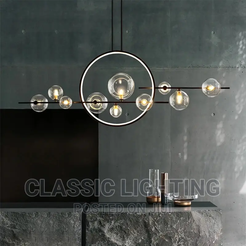 Modern LED Novelty Glass Bubble Chandelier Nordic Light