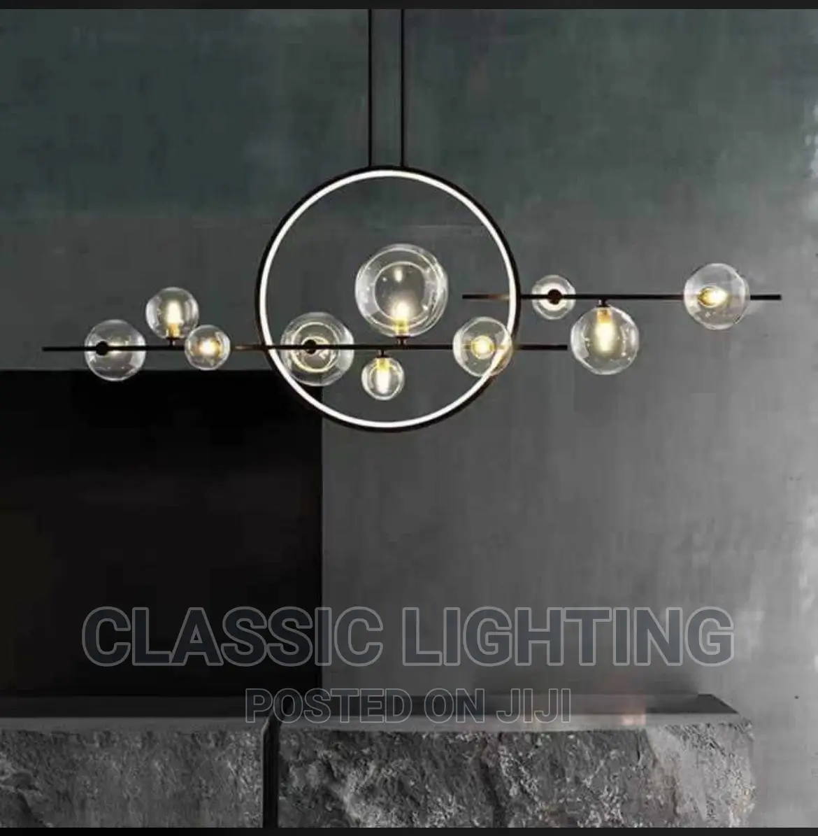 Modern LED Novelty Glass Bubble Chandelier Nordic Light