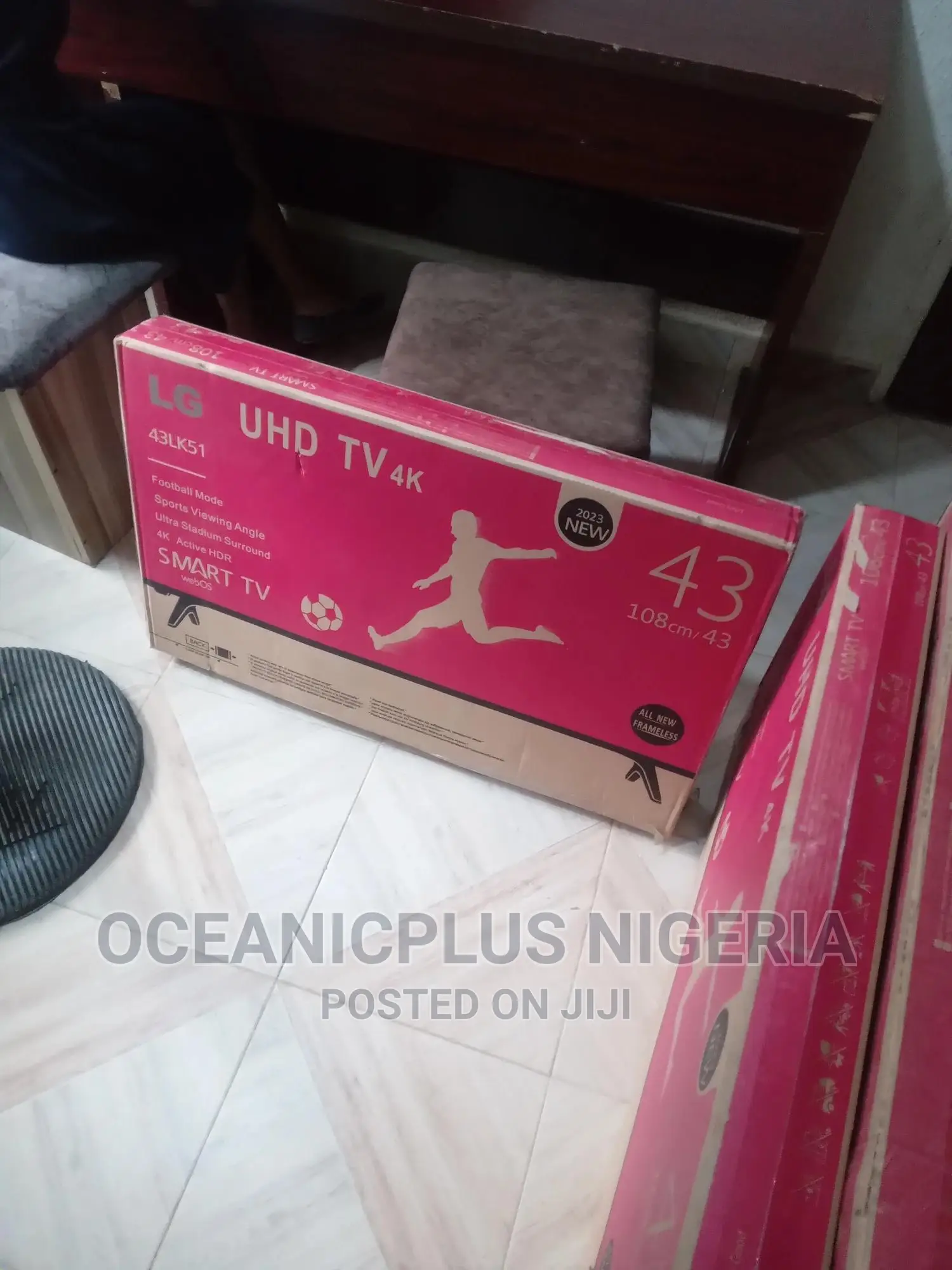 Standard LG 43 Inches Smart Frameless TV