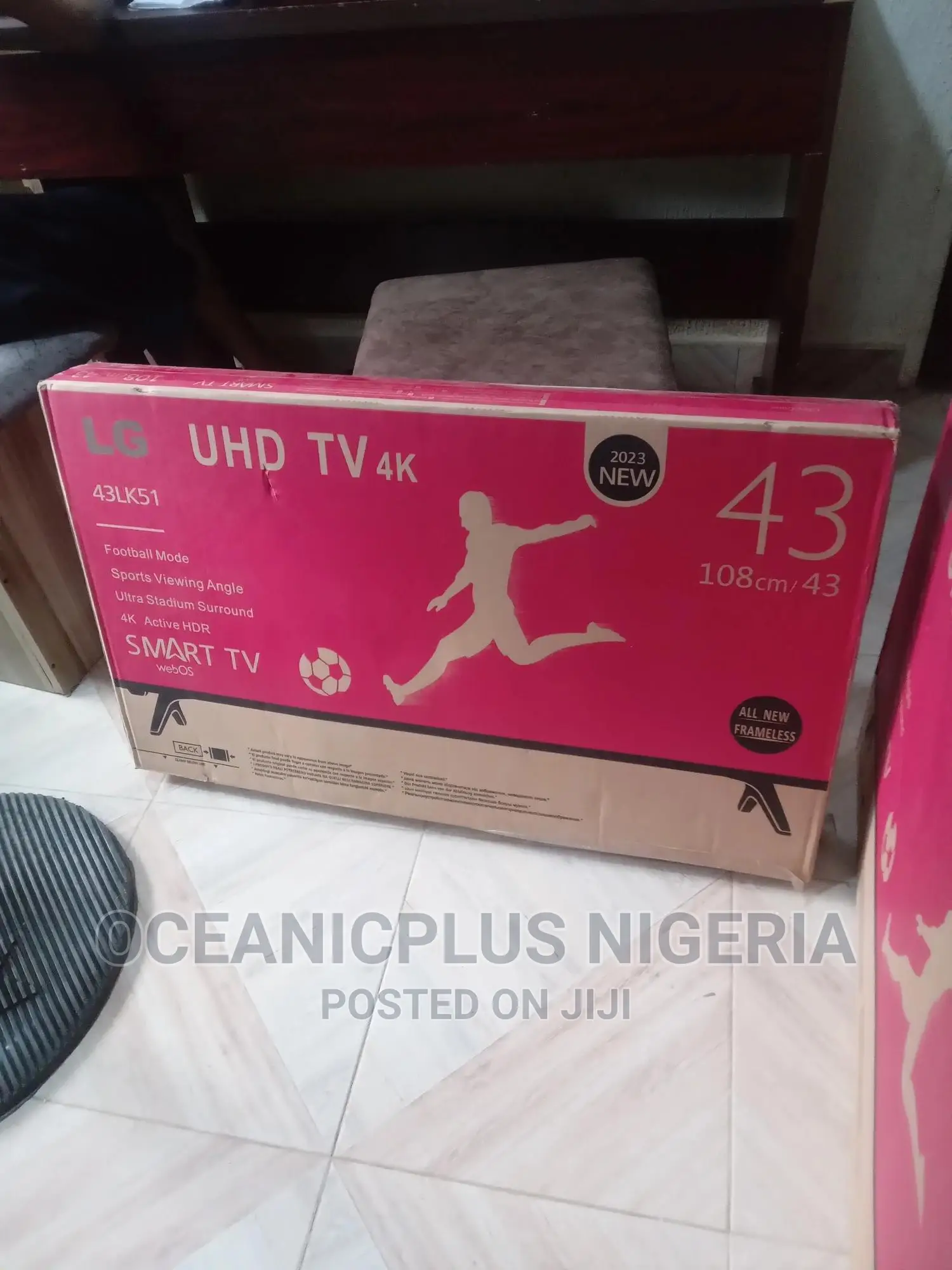Standard LG 43 Inches Smart Frameless TV