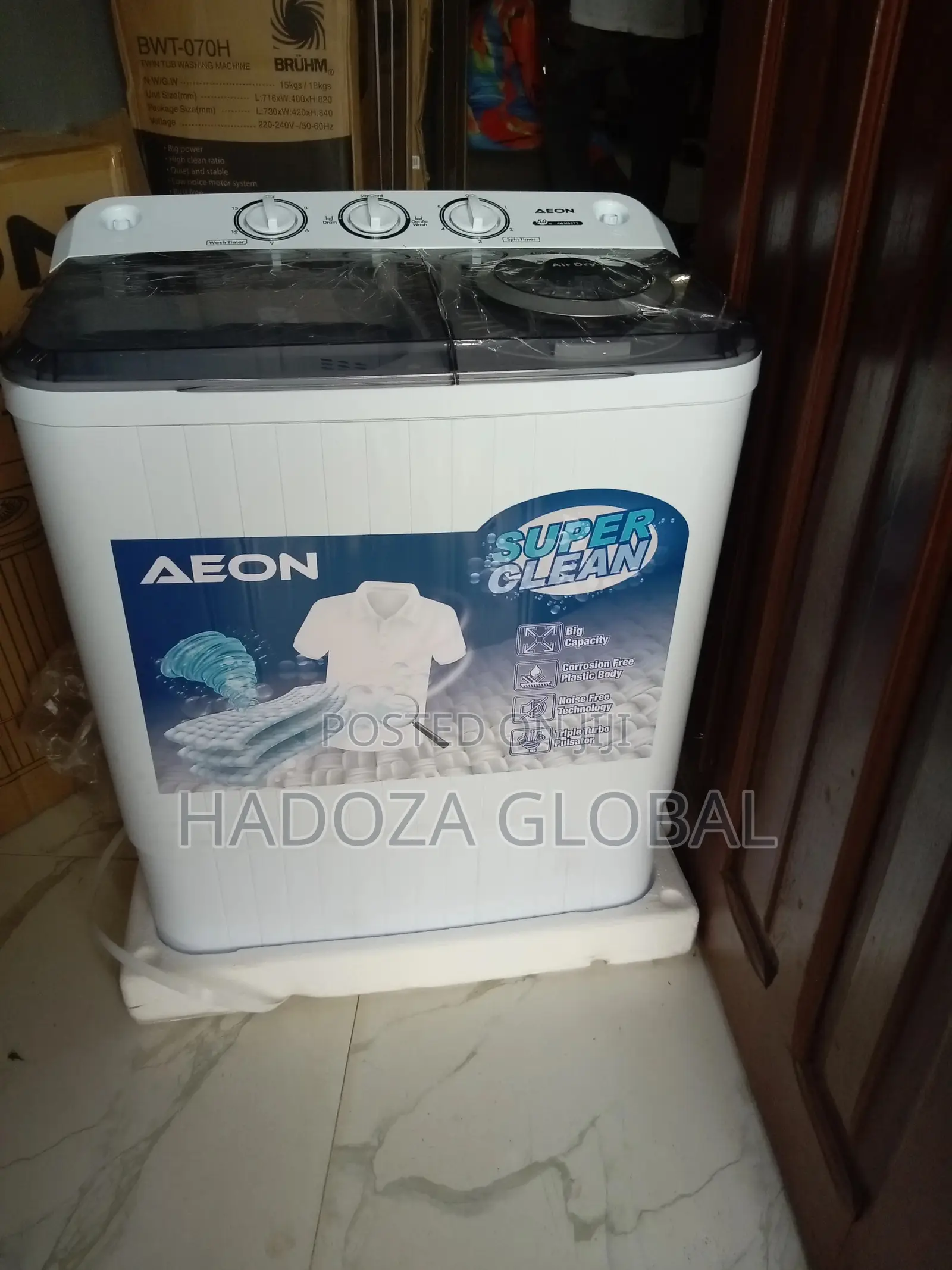 Brand New Aeon Washing Machine/5kg/Awm05tt/ Twin Tub