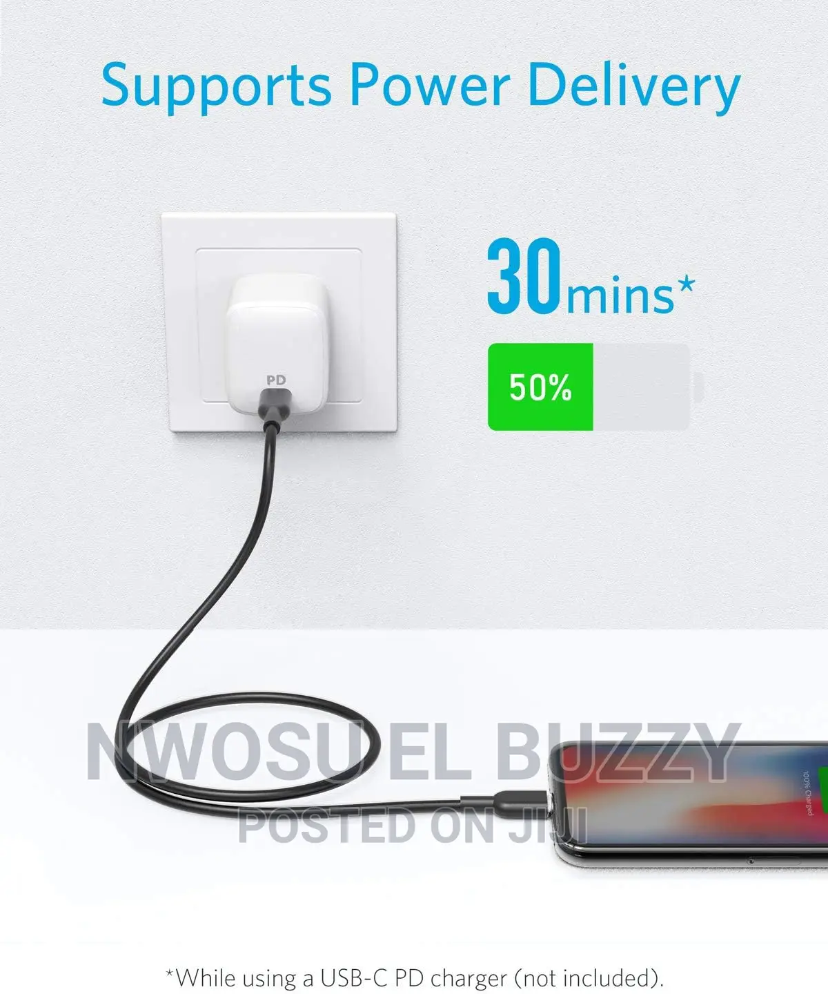 USB C to Lightning Cable [6ft Mfi Certified]