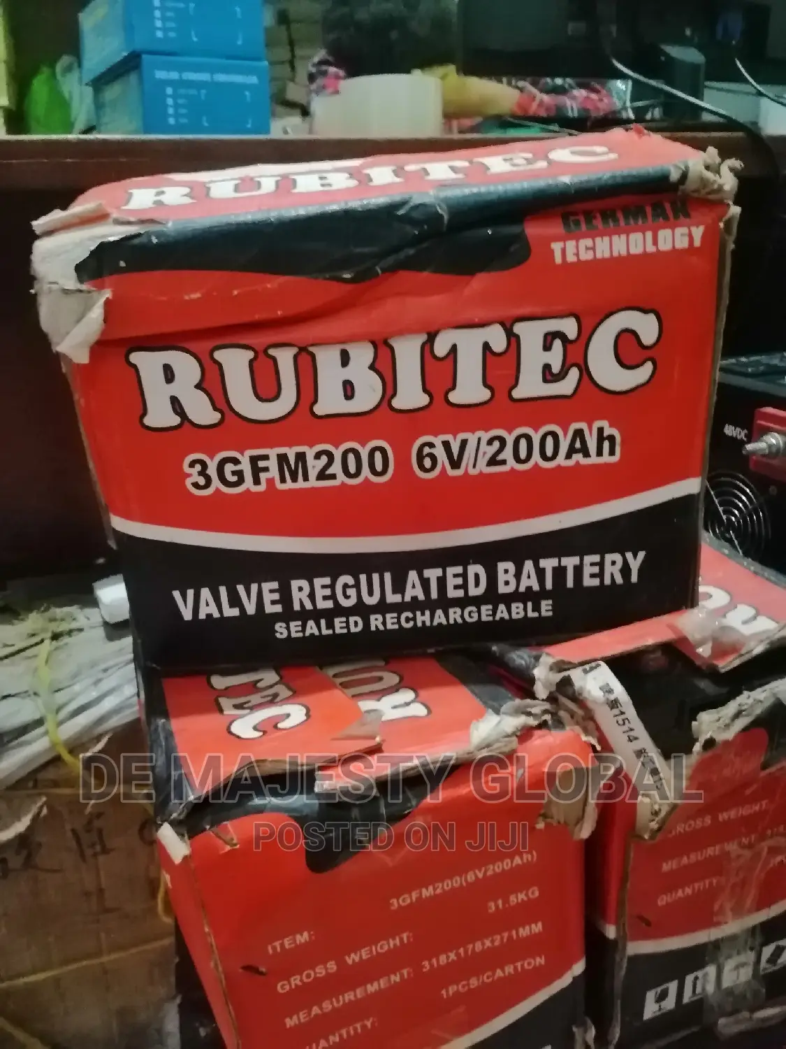 6v200ah Rubitec Solar Battery