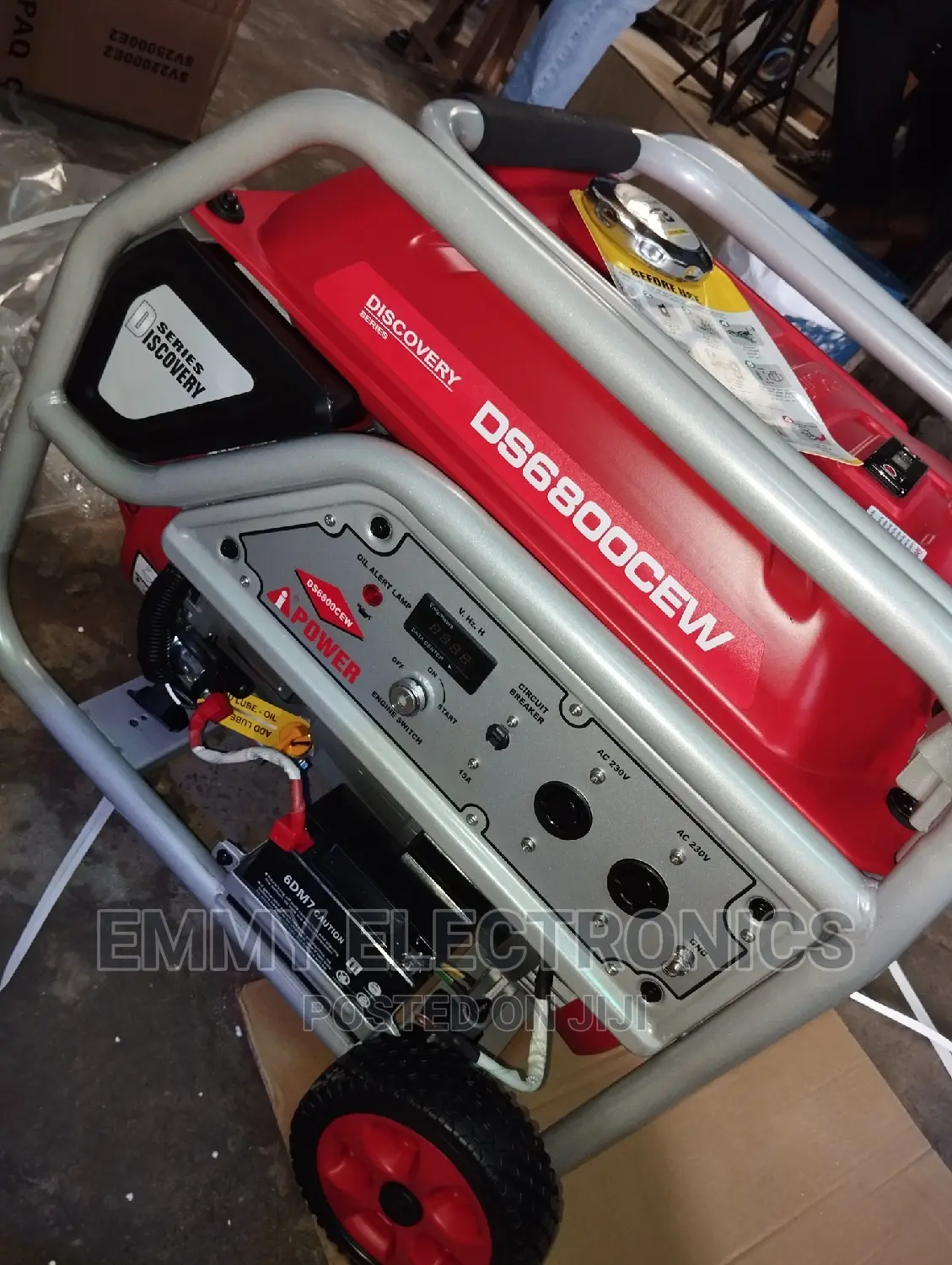 5.5kva Ipower Petrol Generator Model DS6800CEW 100%