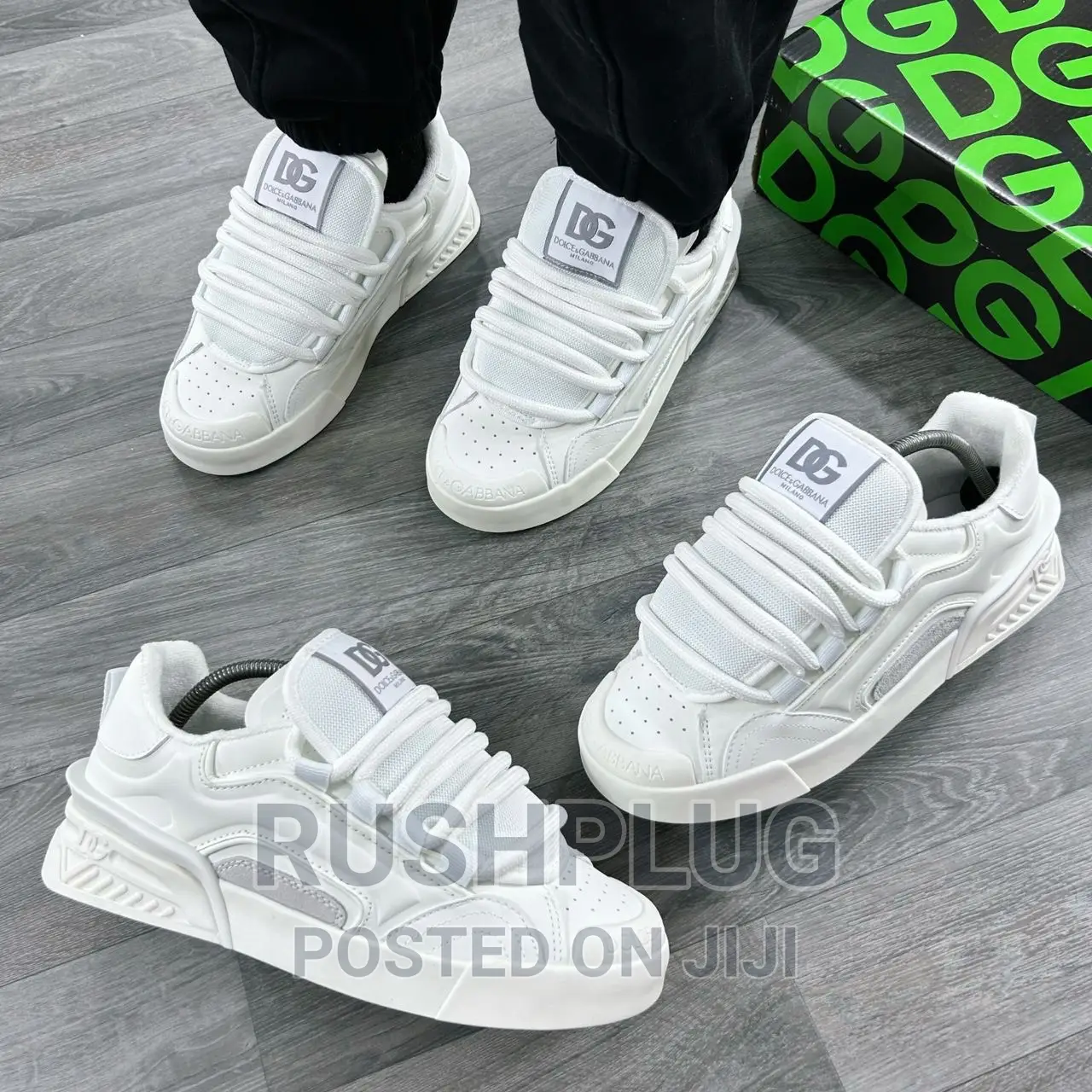 New Dolce Gabbana “Triple White” Sneakers
